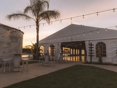 The Silos Event Center at Velocity Island Park, lakefront venue for large celebrations